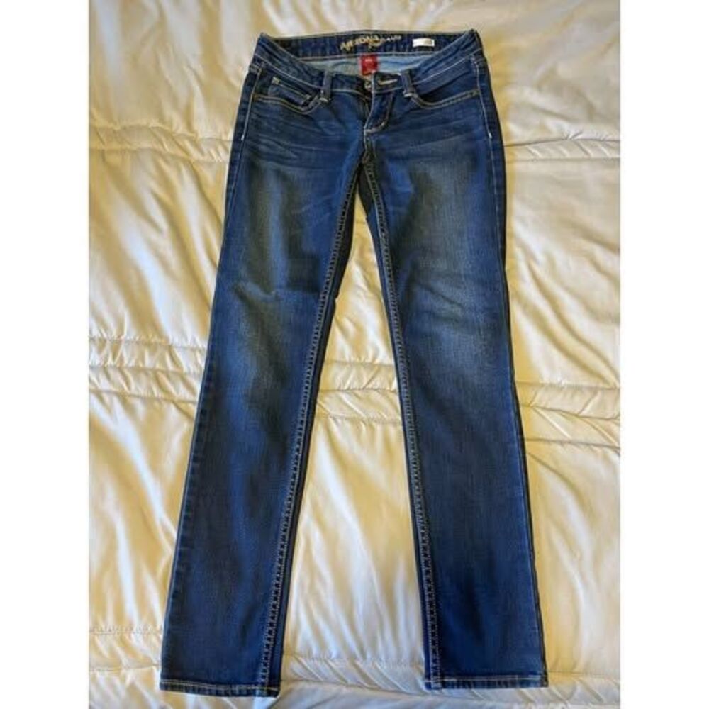 Arizona Jean Co Women's Juniors Dark Wash Skinny Jeans, Size 1, Super Skinny